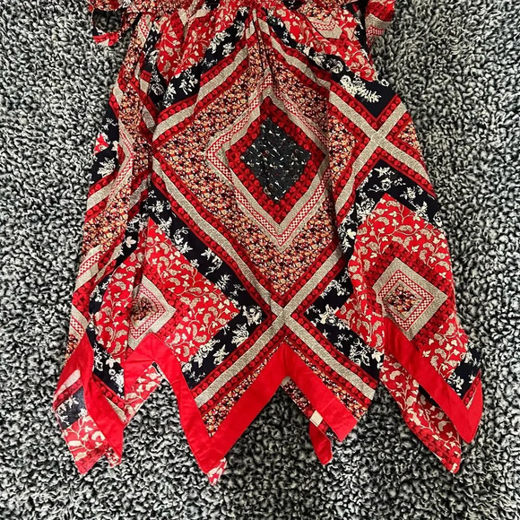 NWOT-Heartworks / Blueberry Boulevard-Handkerchief Hem Sleeveless Dress-Size 6X - Picture 7 of 10